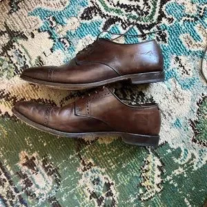 Allen Edmonds rich brown cap toe Oxford size 13. $425 Allen Edmonds Strand cap-toe oxford with combination  main image 3